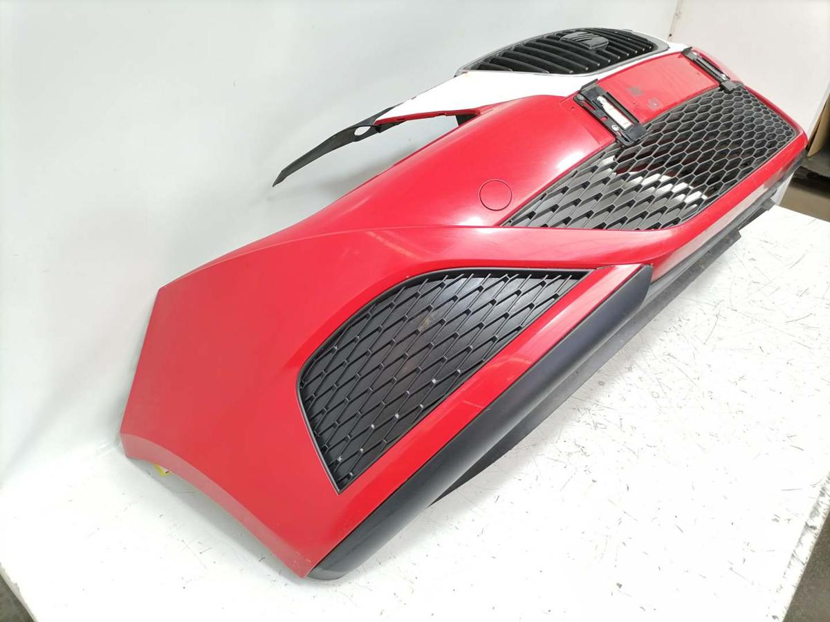 Seat Ibiza 6J original Sto&szlig;stange Sto&szlig;f&auml;nger vorn LS3H Emocion Vorfacelift BJ09